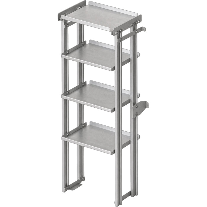 Hackney Base Shelving Module with Ladder Top and 3 Shelves - 18D x 23W x 60.5H Model 1823LB