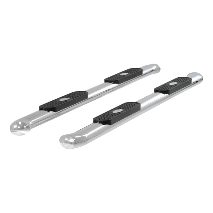 ARIES 4" Polished Stainless Oval Step Nerf Bars Model S224013-2