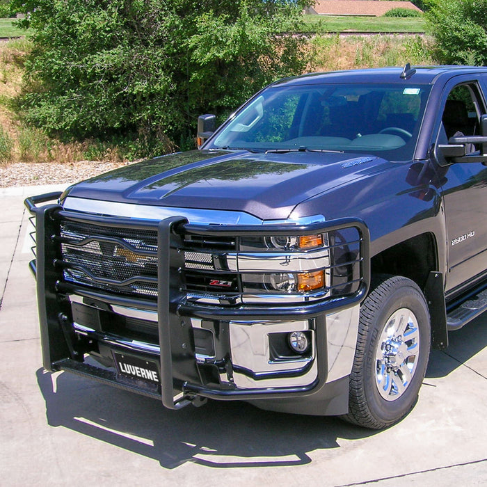 Luverne Prowler Max Black Steel Grille Guard Select Silverado Sierra 2500 3500 HD Model 320713-321112