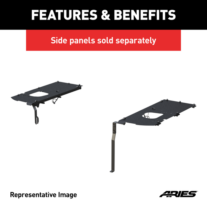 ARIES Jeep JK Unlimited Security Cargo Lid Center Section Model ALC25000-00