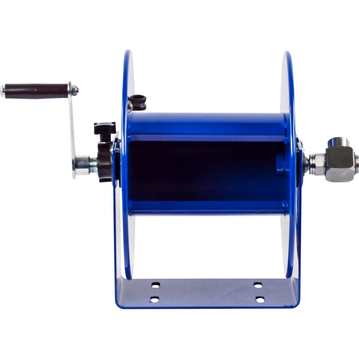CoxReels 100 Pure Flow Series Compact Hand Crank Breathing Air Hose Reel 3/8 in. x 100 ft. - No Hose Model 112P-3-8
