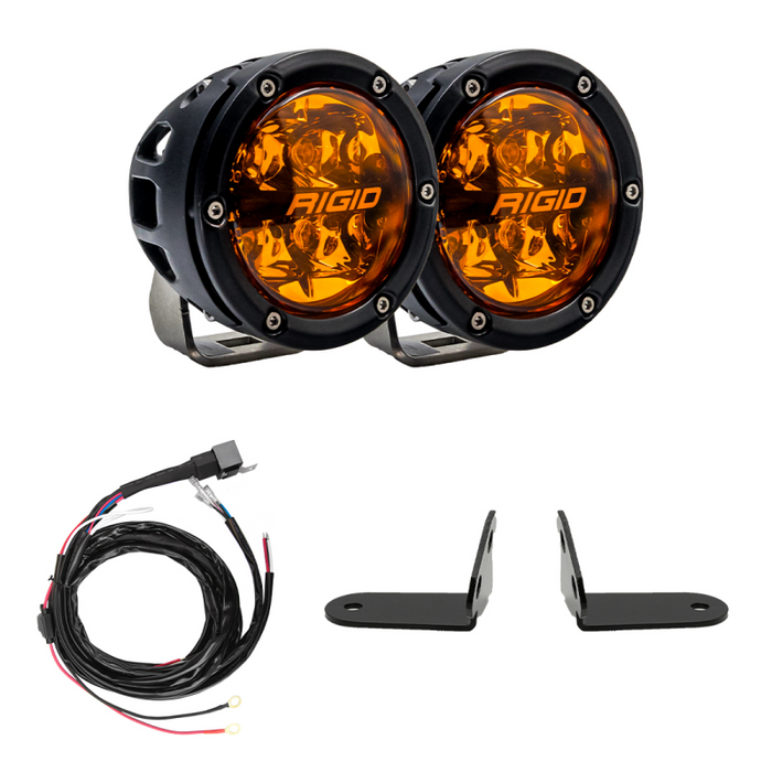 Rigid Industries Amber PRO A-Pillar Light Kit Model 41652