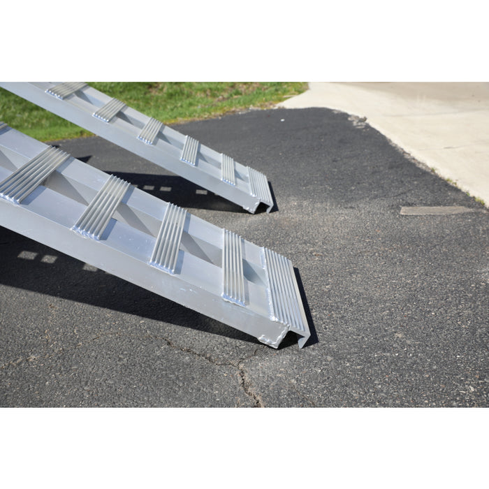 Gen-Y 1 pair Heavy Duty 8 foot Aluminum Loading Ramps 15" x 96" 5K Capacity Per Ramp Model GH-16096