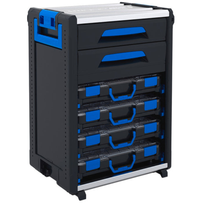 Sortimo WorkMo Storage Drawer 24-750 With 2 Drawers and 8 Case Rails  16 In x 21 In x 29 In Model 1000004458