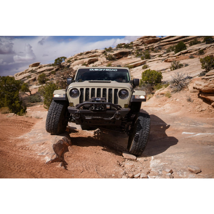 DV8 Offroad 2018-2025 Jeep Gladiator Wrangler Spec Series Front Bumper Model FBJL-09