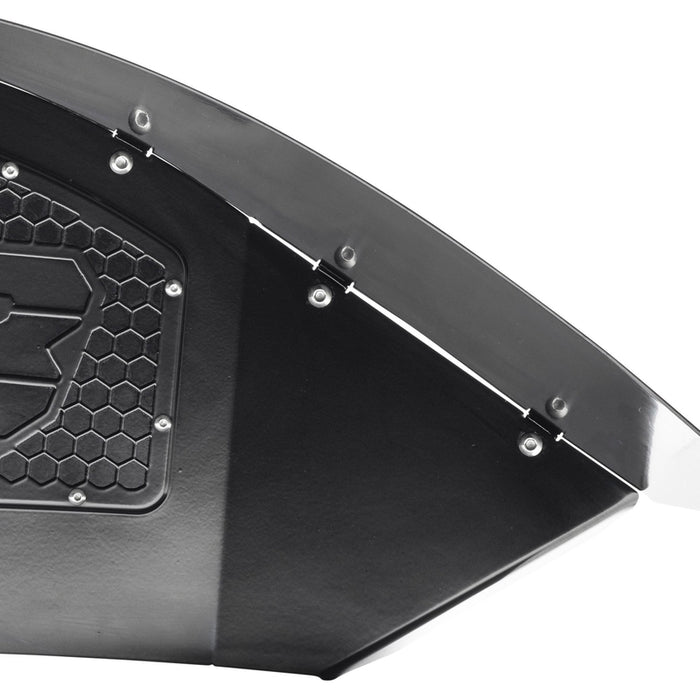 Smittybilt Rear Aluminum Inner Fender Liner Pair - Black (18+ JL/JLU) Model 77986