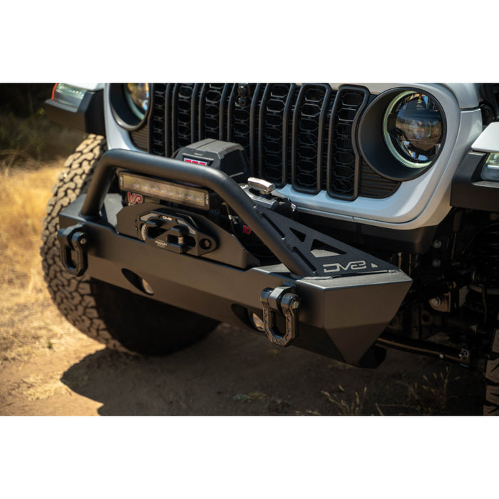 DV8 Offroad 2007-2025 Jeep Gladiator JT Wrangler JK JKU JL JLU Fs-15 Series Front Bumper Model FBJL-05