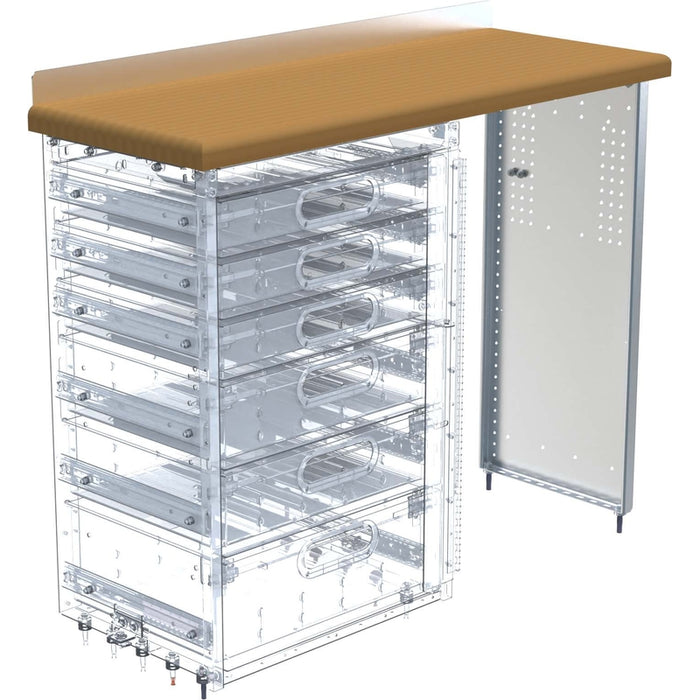Ranger Design Workbench for Vans w/ Hardwood Top 18"x48"x40" - 1 End Panel Model S3-WA48-0