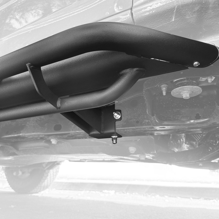 Go Rhino Dominator Xtreme DT Step Nerf Bars with Frame Mounting Bracket Kit Model FSDT4129T