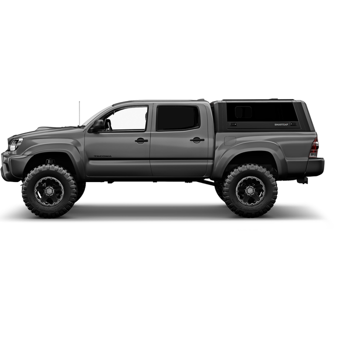 SmartCap Matte Black Truck Bed Cap EVO Sport Series w/ Horizontal Locks Model EV1318-MB