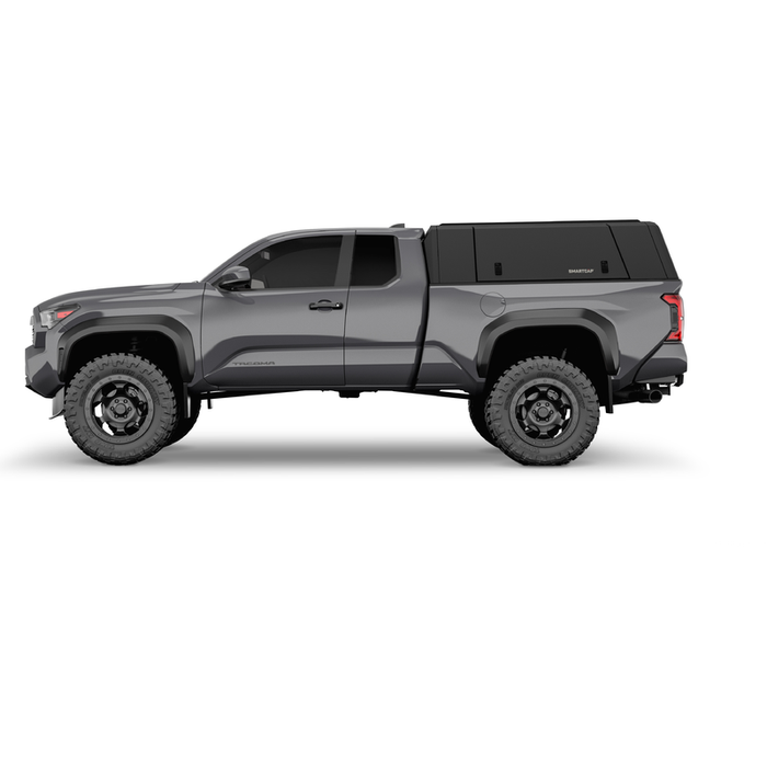 SmartCap Matte Black Truck Bed Cap EVOd Defender Series w/ Vertical Locks Model ED1313-MB