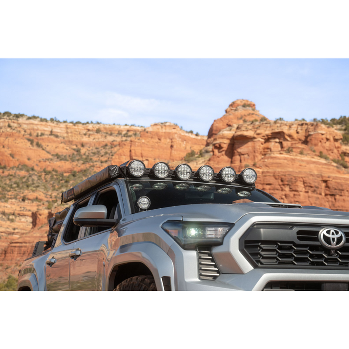 Rago Fabrication 2024+ Toyota Tacoma Roof Rack Rigid Industries Round Light Mount Model AC6706601NA