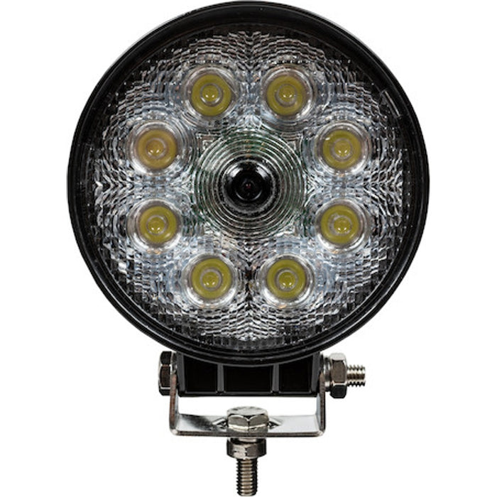Buyers Products Round LED Flood Light with Built-In Backup Camera Model 8883110