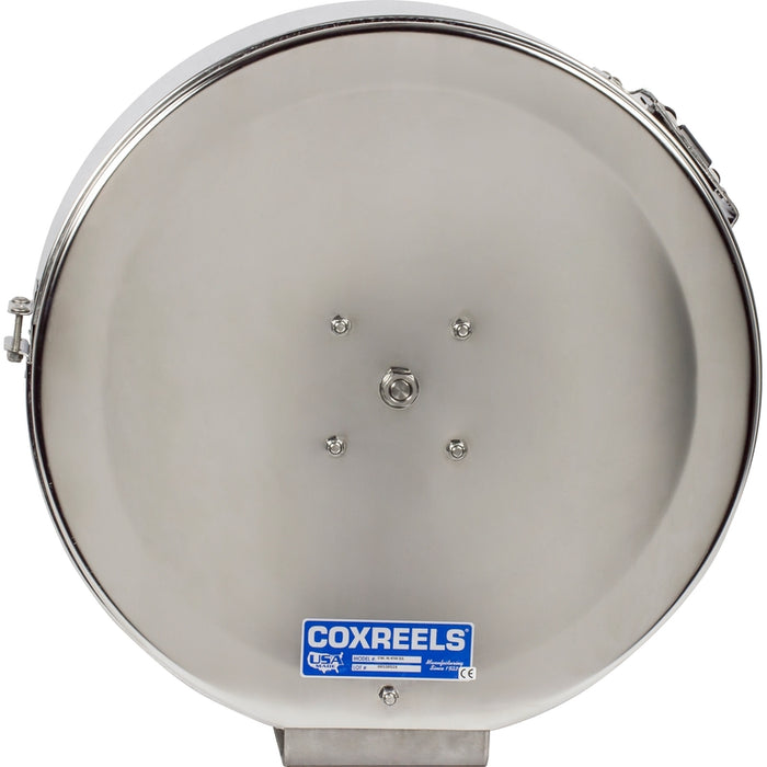 Coxreels EN-SS Series Stainless Steel Spring Driven Enclosed Hose Reel 1/2 in. x 50 ft. - No Hose 2500 PSI Model ENML-N-450-SS