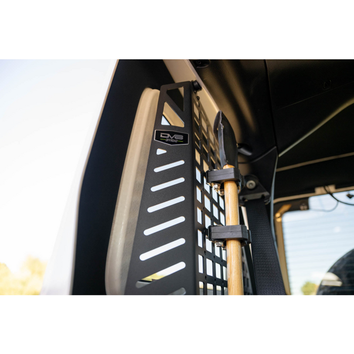 DV8 Offroad 2018-2026 Jeep Wrangler 4-Door Rear Window Pocketed Molle Panels Model MPJL-02