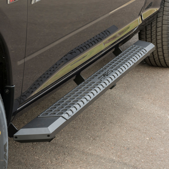 ARIES AdvantEDGE 5-1/2" x 75" Black Aluminum Running Boards Model 2556005