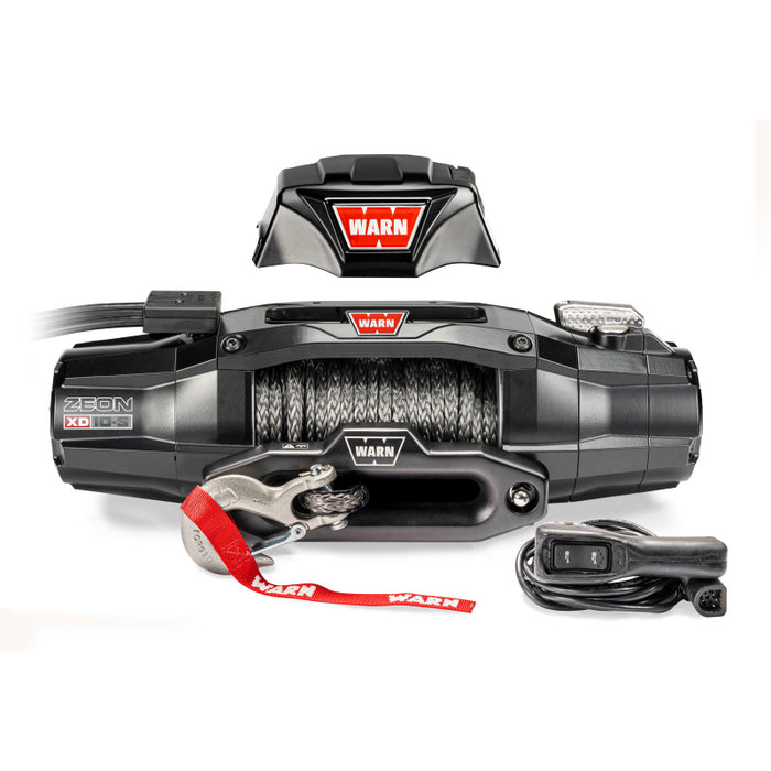 Warn Zeon XD 10-S Pull Capacity 10,000 lb, With 100' Of 3/8' Spydura Synthetic Rope Model 110010