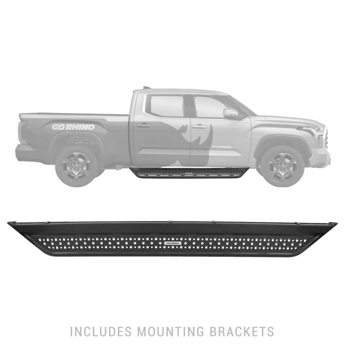 Go Rhino Dominator Xtreme D6 Running boards with Rocker Panel Mounting Kit Model D64439T