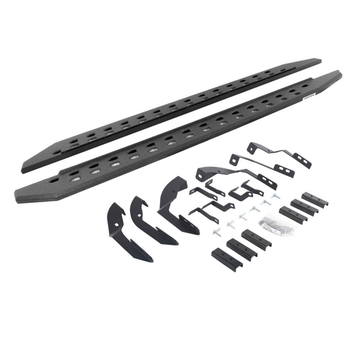 Go Rhino RB20 Slim Line Running Boards with Mounting Bracket Kit Model 69404280ST