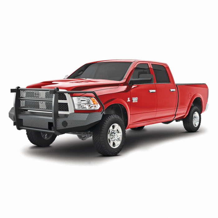 TrailFX Bumper W/ Grille Guard W/O Winch Mount Black Steel Model FX3008