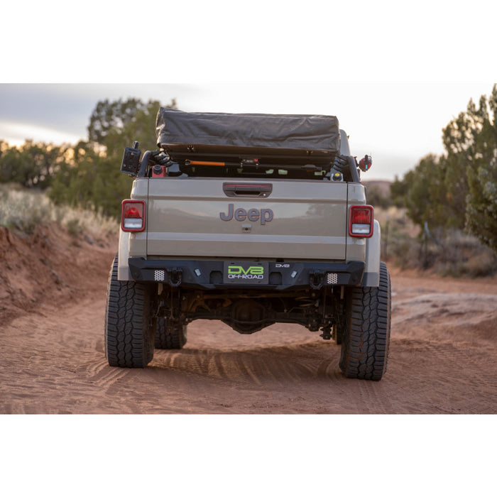 DV8 Offroad 2020-2025 Jeep Gladiator JT Mto Series Rear Bumper Model RBGL-12