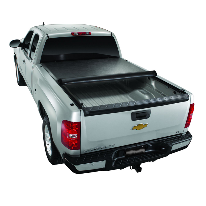 TrailFX Soft Roll-Up Tonneau Cover Black Vinyl Aluminum Rails Model TFX3209