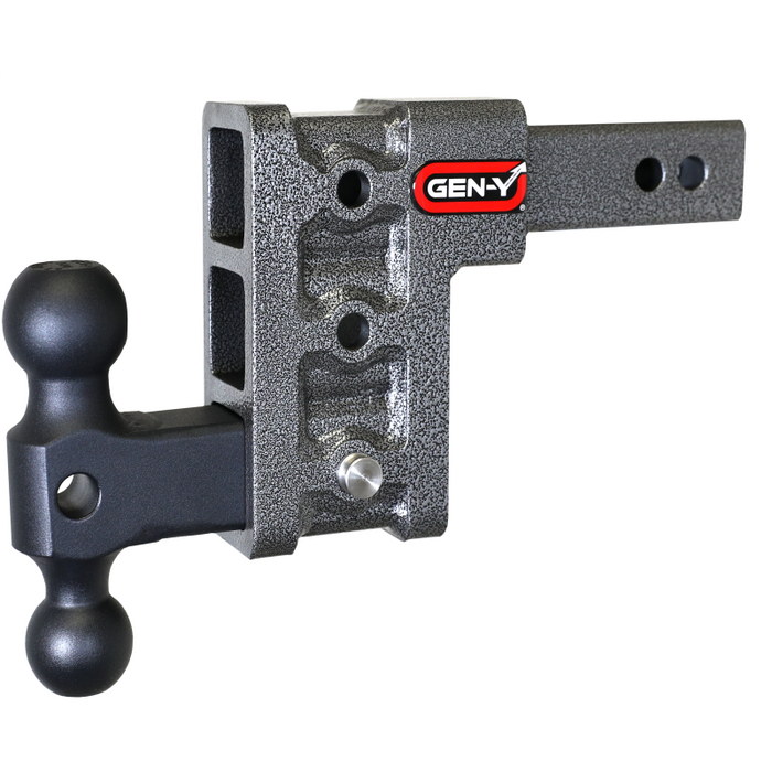GEN-Y MEGA-DUTY 2" Shank 5" Drop 1.5K TW 10K Hitch & GH-031 Dual-Ball Model GH-313