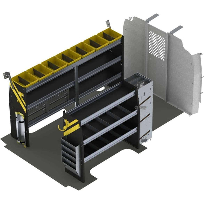 Ranger Design HVAC Van Shelving Package for Chevrolet Express 135" Wheelbase Model GSR-12
