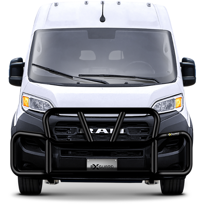 Ex-Guard Kit Extreme-Duty Medium-Height Coverage Black Grille Guard Kit w/ Mounting Bracket Model CV-14RPM-25B-CV-14RPM-BR10