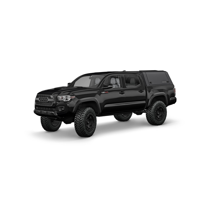 SmartCap Matte Black Truck Bed Cap EVOa Adventure Series w/ Vertical Locks Model EA1317-MB