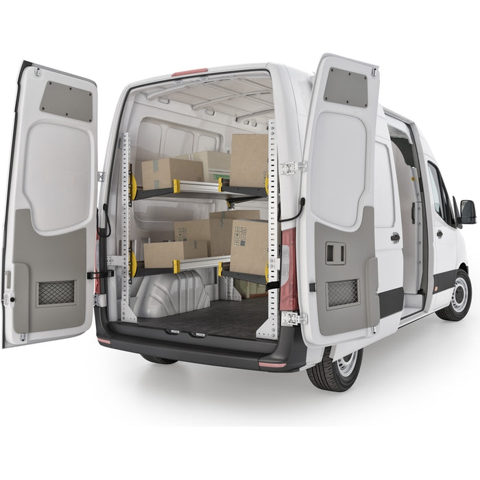 Ranger Design Delivery Van Shelving Package for Mercedes Sprinter High Roof 144" Wheelbase Model DHS-19