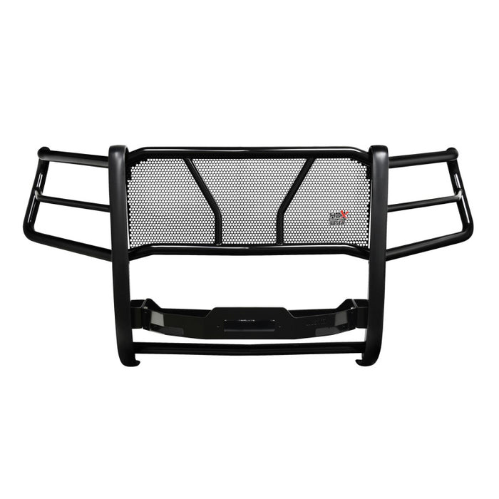 Westin HDX 1-Piece Winch Mount Grille Guard Black Steel Model 57-93955