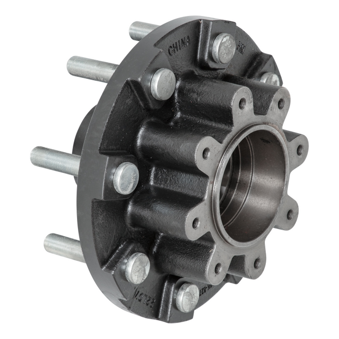 CURT Threaded Trailer Idler Hub Assembly - 16,000-lb. 8 on 275 mm, 17-1/2" Wheel Size, M22 Studs, Oil Model 2020111549
