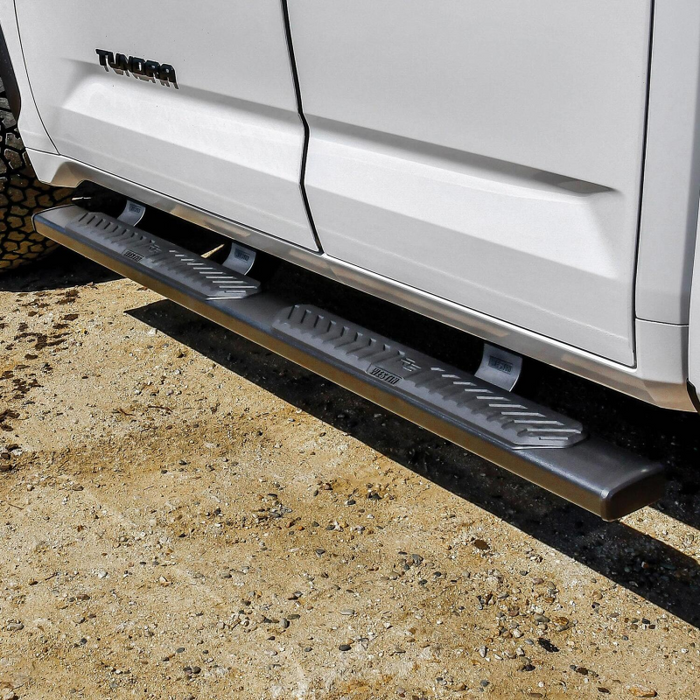 Westin R5 Step Nerf Bars Textured Black Aluminum Model 28-51335
