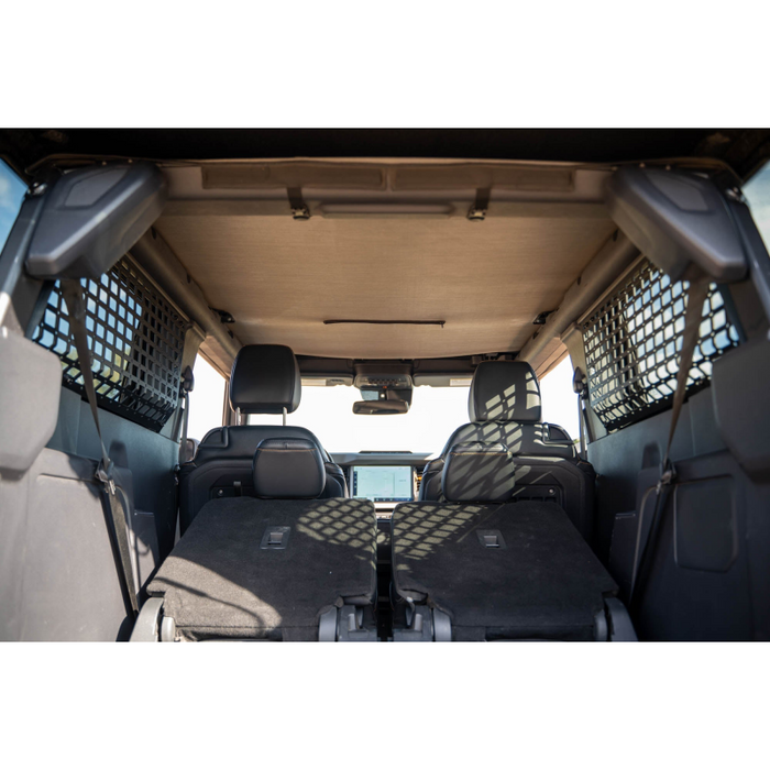 DV8 Offroad 2021-2025 Ford Bronco Rear Window Molle Panels Model MPBR-12