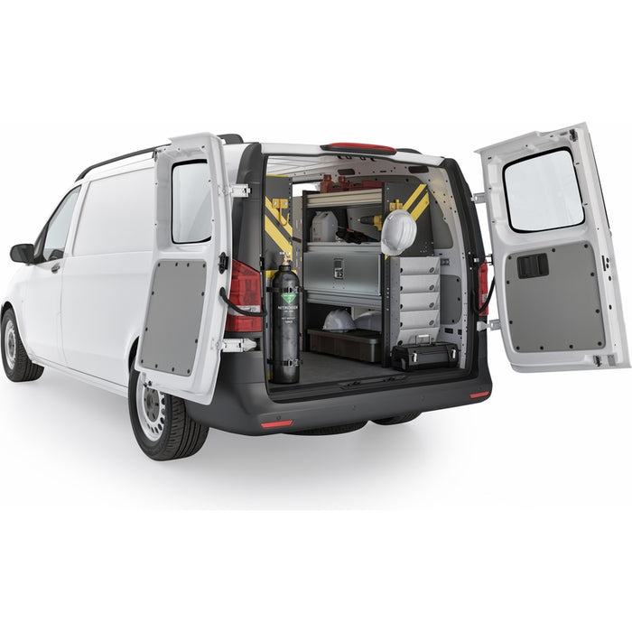 Ranger Design HVAC Van Shelving Package for Mercedes Metris All Wheelbase - Single Sliding Door Model MML-12