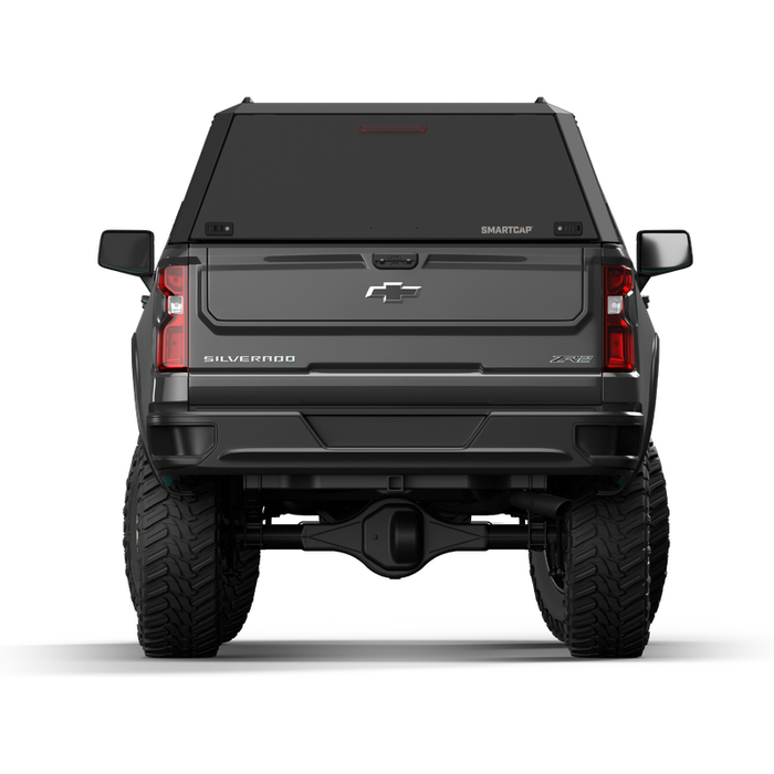 SmartCap Matte Black Truck Bed Cap EDGE Defender Series w/ Vertical Locks Model ED0131-BN