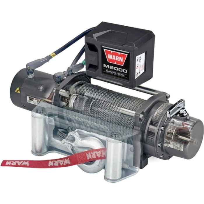 Warn M8 (M8000) Winch With 100 Feet Steel Rope Model 26502