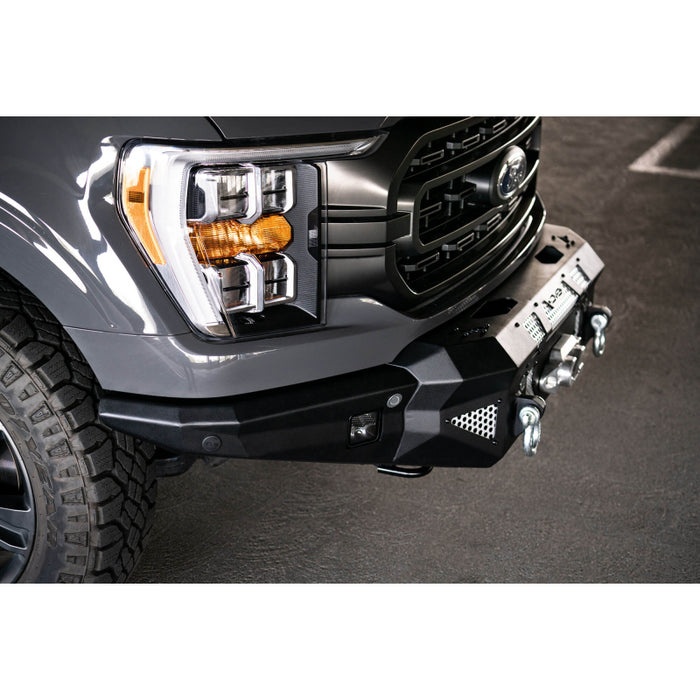 DV8 Offroad 2021-2025 Ford F-150 Mto Series Winch Front Bumper Model FBFF1-10