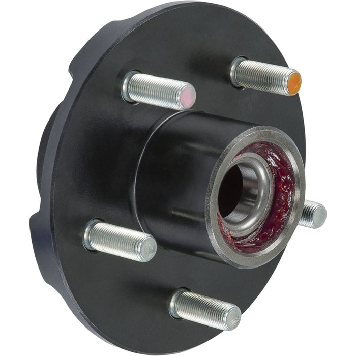 CURT Complete Pre-Greased Hub Assembly with Lug Nuts - 3,500-lb. Axles, 1/2" Stud Model 2024013263