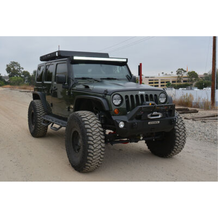 Go Rhino SRM400 68" Long x 52" Wide Fabricated Customizable Steel Basket Roof Rack Model 5934068T