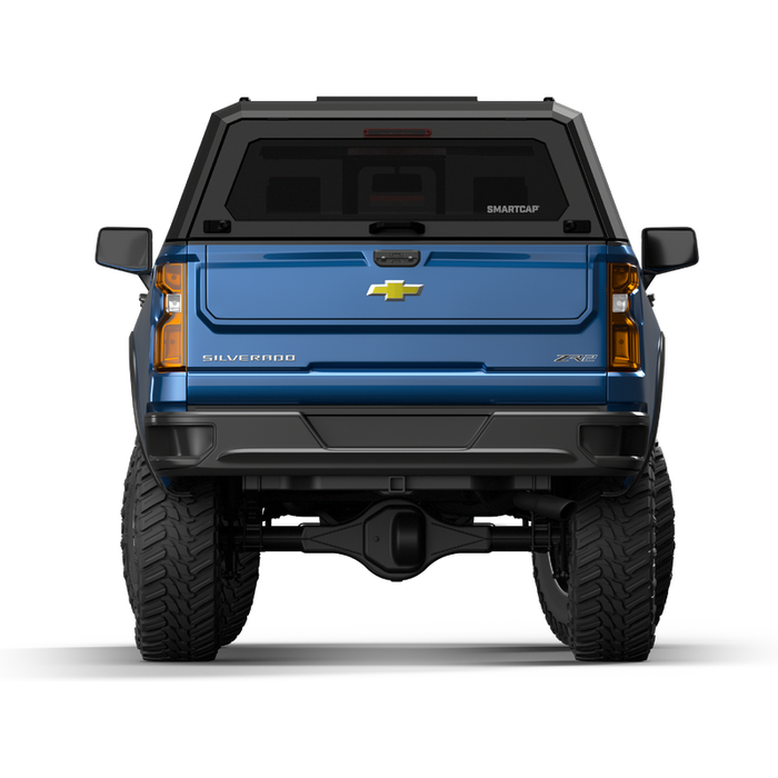 SmartCap Matte Black Truck Bed Cap EVOh Hatchback Series w/ Vertical Locks Model EH0108-MB