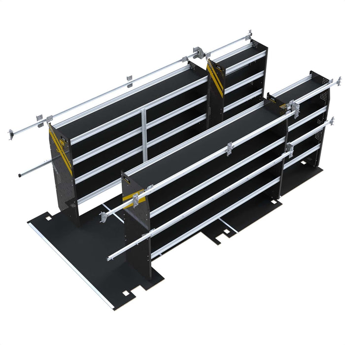 Ranger Design Contractor Van Shelving Package for Chevrolet BrightDrop 600 - Includes E-Floor & Mounting Tracks Model BZL-10