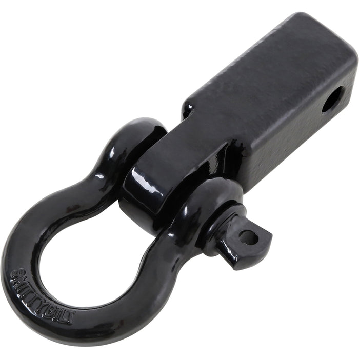 Smittybilt Receiver Hitch D-Ring – 3/4″ 4.75 Ton Rating – Fits 2″ Receiver – Black Model 29312B