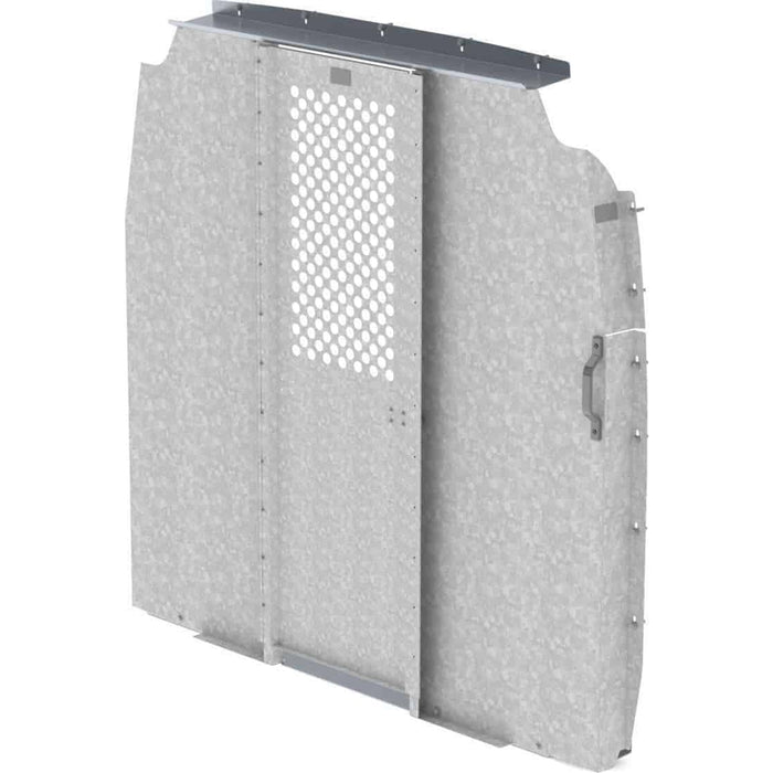 Ranger Design Steel Straight Door Partition for Mercedes Sprinter Low Roof 144" Wheelbase - Swing Door w/ Perforated Window Model C30-DL