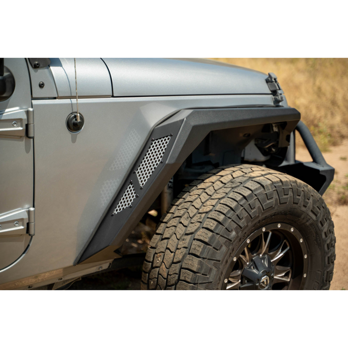 DV8 Offroad 2007-2018 Jeep Wrangler Front and Rear Fender Flares Model FDJK-09