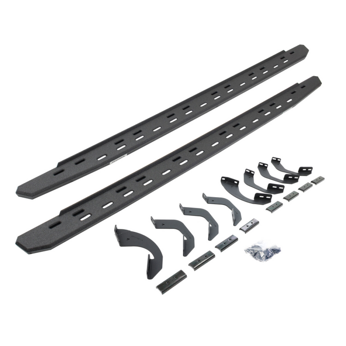 Go Rhino RB30 Slim Line Running Boards with Brackets Kit Model 69643973ST