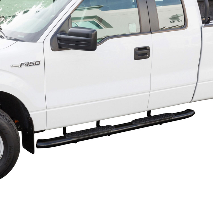 Westin PRO TRAXX 5 Oval Step Nerf Bars Black Steel For Super Cab Model 21-53515