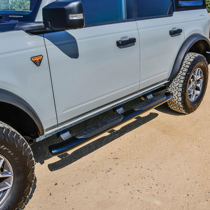 Westin PRO TRAXX 5 Oval Step Nerf Bars Black Steel Model 21-54195