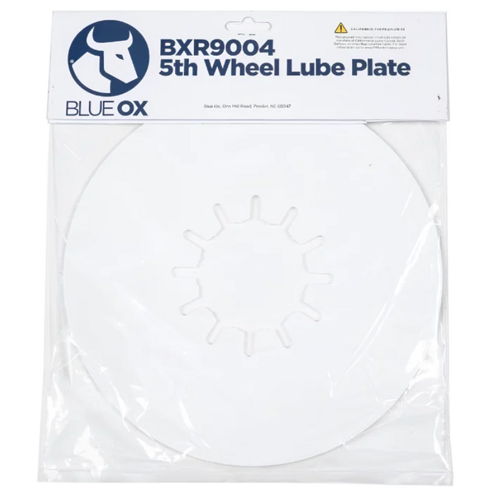 Blue Ox 10" HDPE LUBE PLATE KIT Model BXR9004